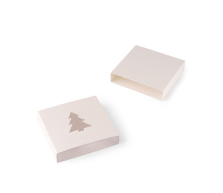 Box for Sweets with an Original Die Cut Figure 