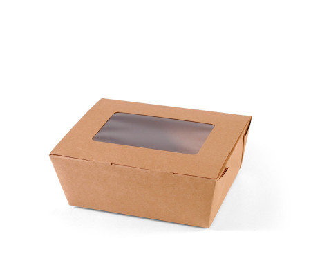 Take Away Schachtel Mit Fenster | SelfPackaging