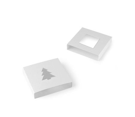 Box for Sweets with an Original Die Cut Figure 