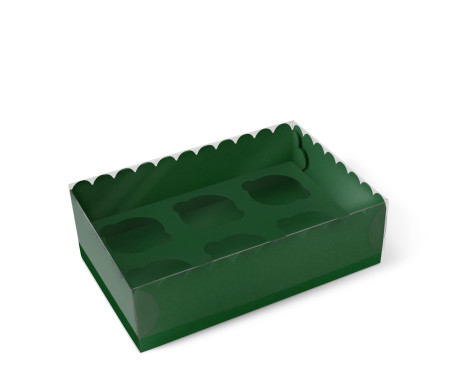 Caja para 6 Cupcakes, Magdalenas o Cookies
