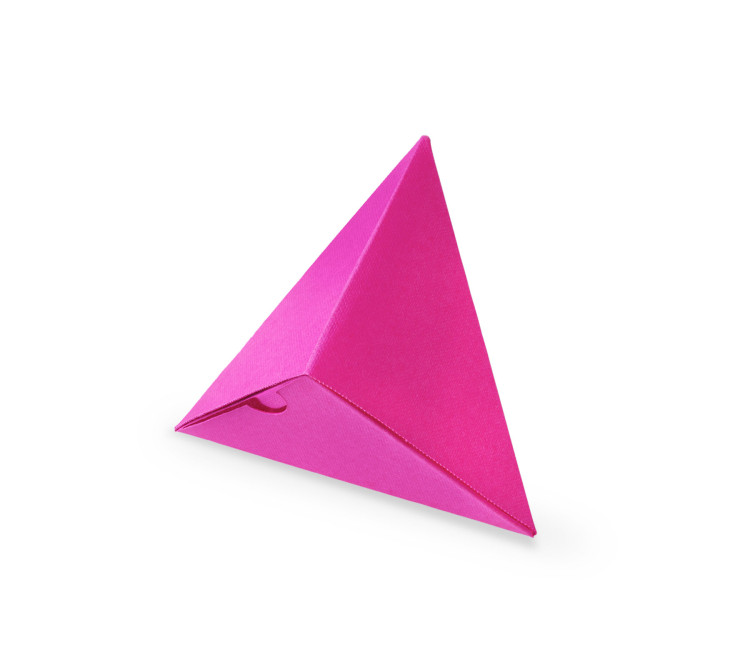 Caja Regalo Triangular para Joyería y Tiendas