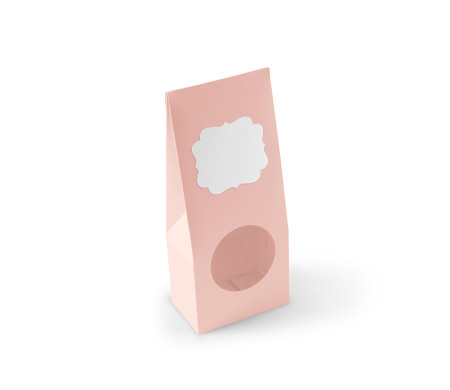 Caja con ventana para alimentación