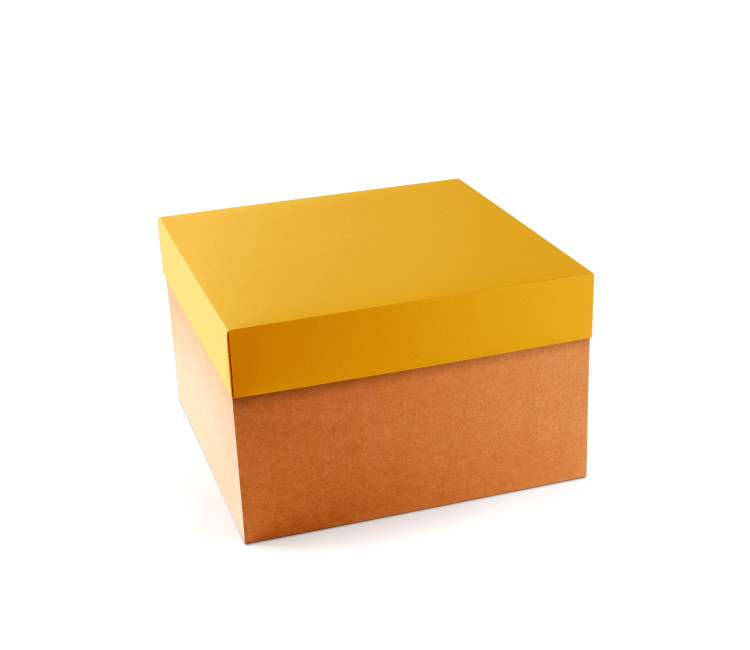 Caja para sombreros. De fácil montaje y disponible en 3 tamaños.