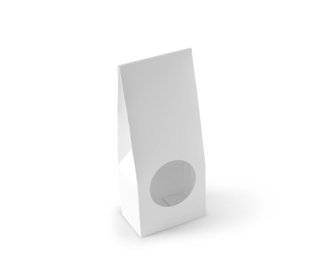 Caja con ventana para alimentación