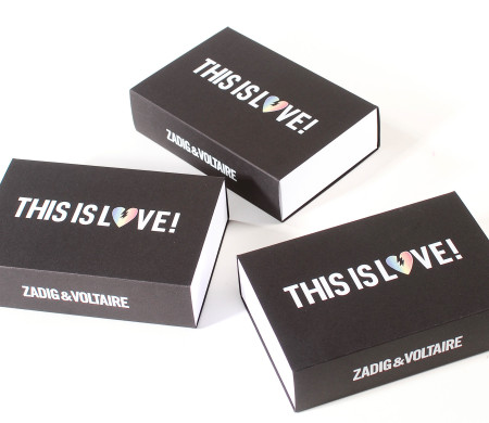Esempio di packaging premium usato da Zadig & Voltaire | SelfPackaging