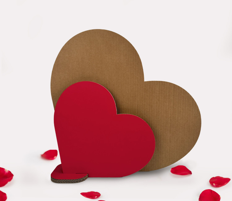 Corazones decorativos 3D para San Valentín | Escaparates retail