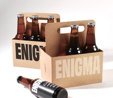 Packaging pour bières artisanales avec poignée