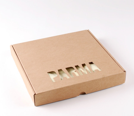 Caja plana para regalos promocionales y branding