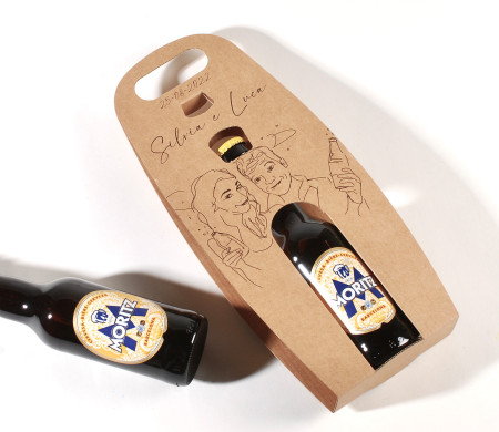 Karton-Flaschenträger für Craft-Bier