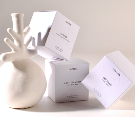 Caja premium para velas y productos cosméticos