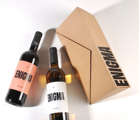 Boîte pour bouteille de vin cadeau d’entreprise