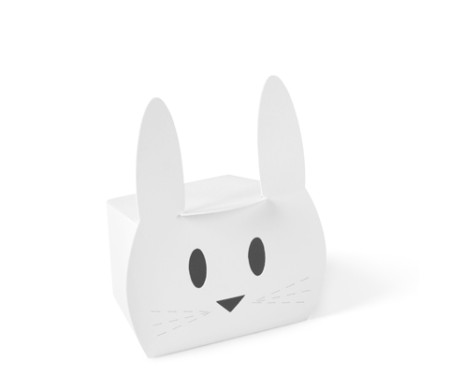 Cardboard Box Shaped like a Sweet Bunny