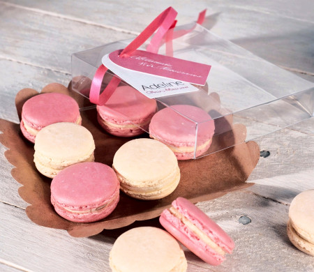 Caja con Tapa Transparente | Packaging para Macarons y Galletas