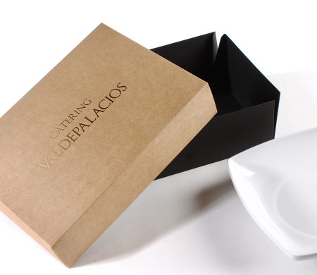 Caja catering kraft | Packaging comida para llevar