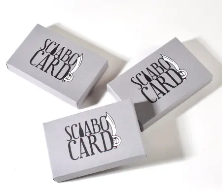 Playing card box for card...