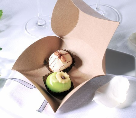 Caja en kraft para detalle de una boda Caja en kraft para detalle de una boda