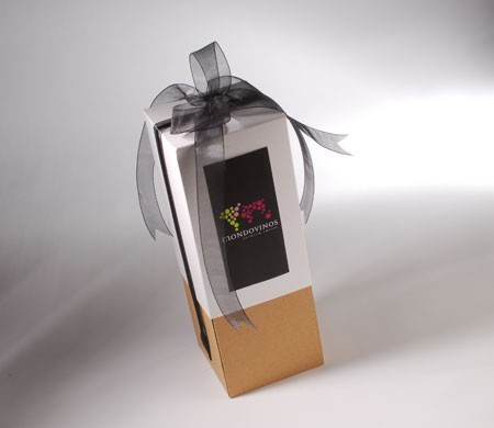 Wine Bottle Box With Ribbon | SelfPackaging