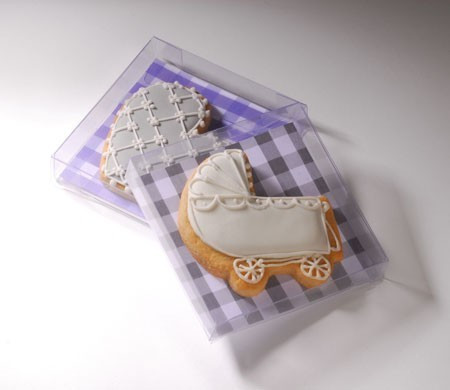 Scatola porta biscotti trasparente