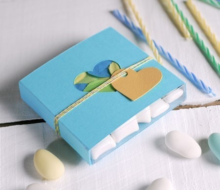 Romántica Caja Azul con Corazón