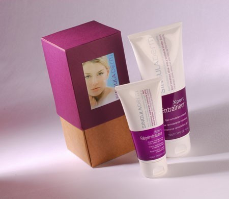 Scatola regalo bicolore per cosmetici