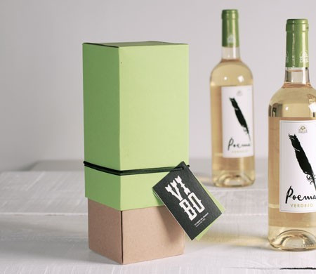 Boîte Cadeau Bicolore pour Vins