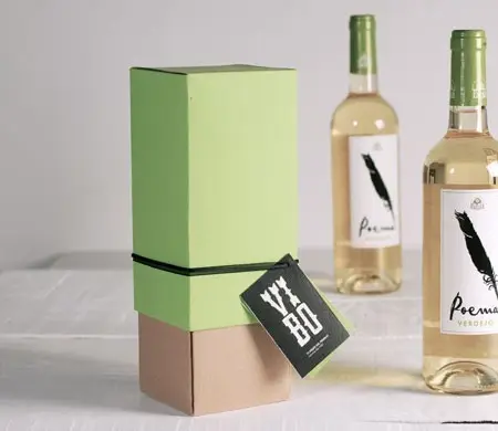 Boîte cadeau bicolore pour...