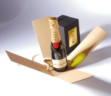 Box for Small Champagne Bottles  