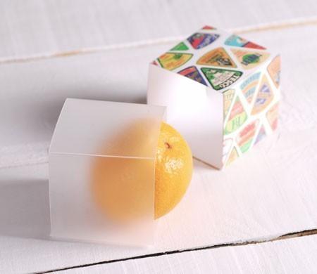 Semi-Transparent Box with Cardboard Sleeve