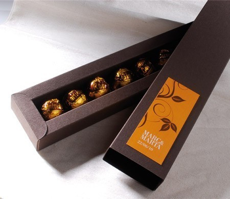 Elongated Box for Chocolates