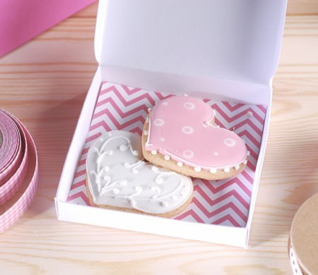 Flache Geschenkbox Fur Kekse | SelfPackaging