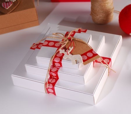 Semplice scatola regalo per negozi 