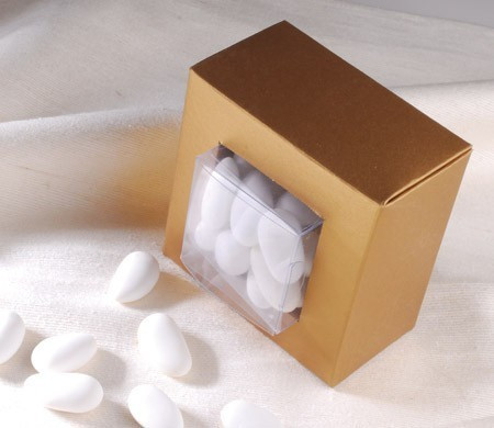 Transparent box for candy