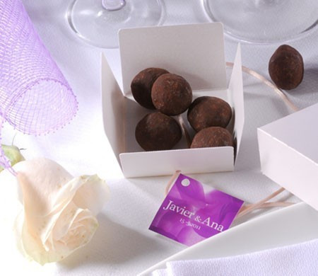 Cajita para Trufas de Chocolate Cajita para Trufas de Chocolate