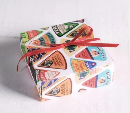 Caja impresa para caramelos