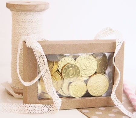Transparent Box for Chocolate Coins