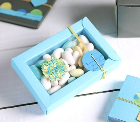 Blue gift box for baptism...