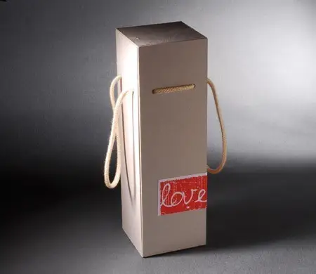 Wine bottle box for...