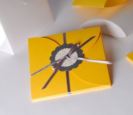Handmade wedding invitation