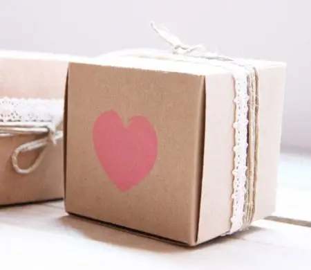 Caja para detalles de boda