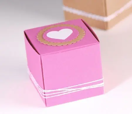 Small Box with Heart and...