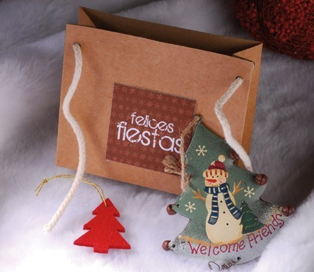 Bolsa con Cordón para Navidad Bolsa con Cordón para Navidad