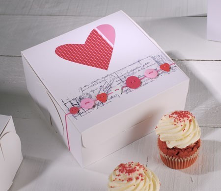 Scatola da cupcake con tutorial per la decorazione