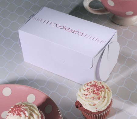 Caja para cupcakes impresa