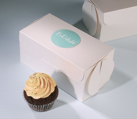 Petite boîte à cupcakes pour des magasins Petite boîte à cupcakes pour des magasins