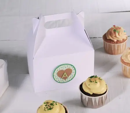 Caja de picnic para un cupcake