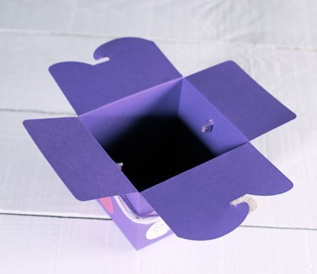 Gift Box Decorated with Wool