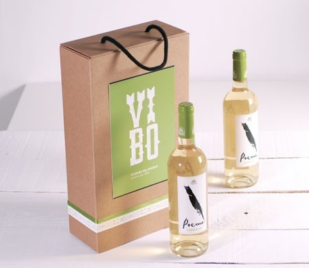 Idea: Scatola 2 Bottiglie Manico | SelfPackaging