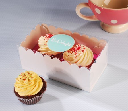 Box for 2 cupcakes with...