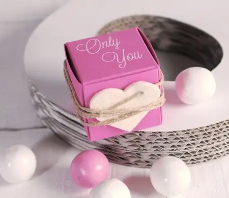 Cajita cuadrada impresa