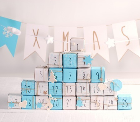 Scatola per realizzare un calendario dell’Avvento
